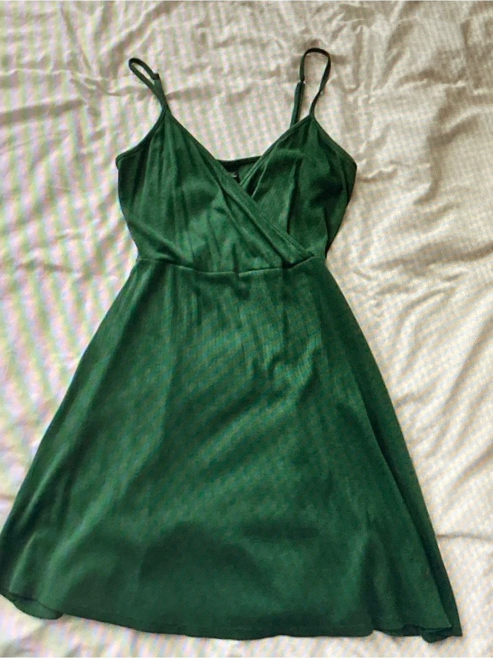 Forest Green Cami Maxi Dress with Wrap Bodice